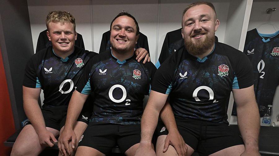 Fin Baxter, Jamie George and Joe Heyes