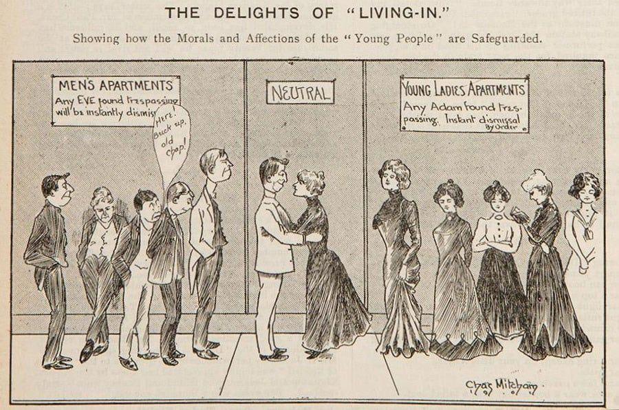 cartoon from 1901