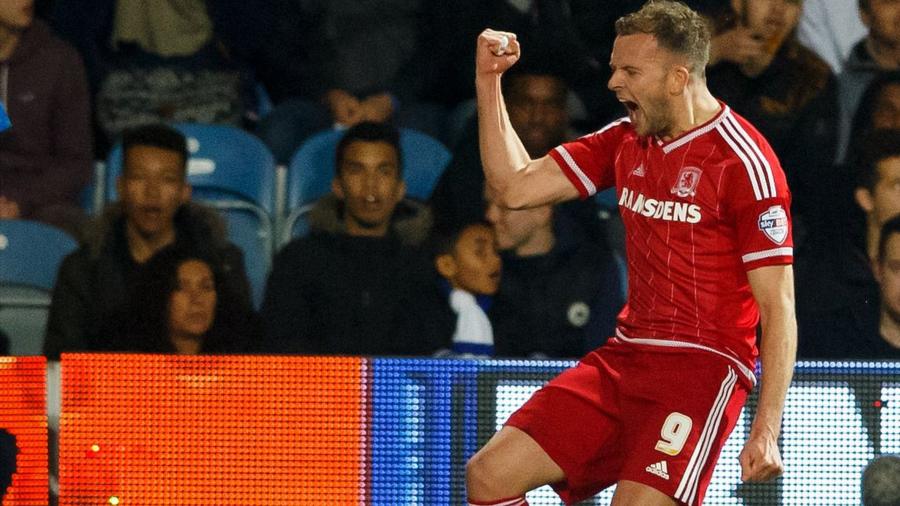 Middlesbrough striker Jordan Rhodes