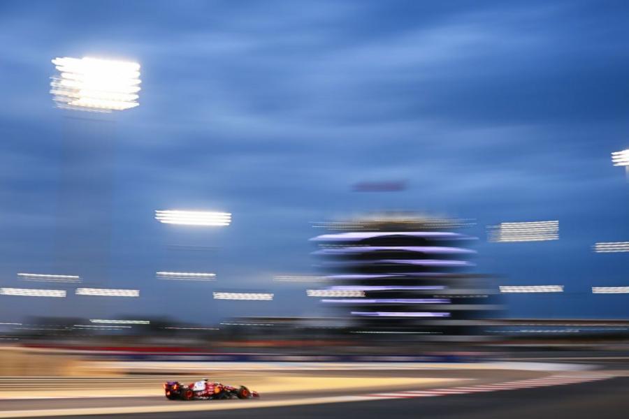 Charles Leclerc on track for Ferrari 