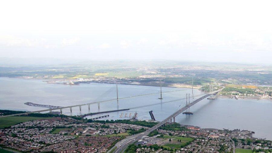 artist's impression of the new forth replacement bridge