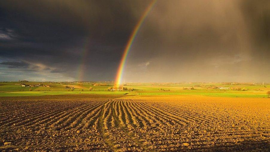 Rainbow over Messines Ridge