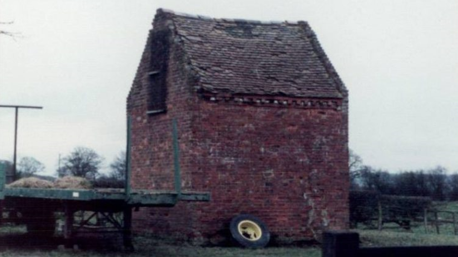 The demolished dovecote