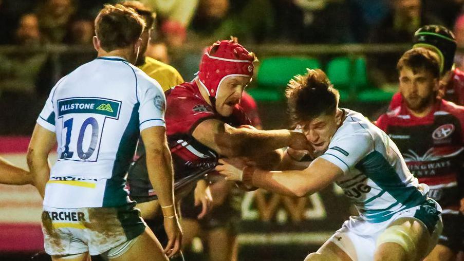 Action from Cornish Pirates v Gloucester