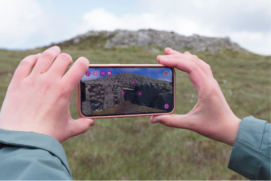 Dùn Bharpa air fhaicinn tron app