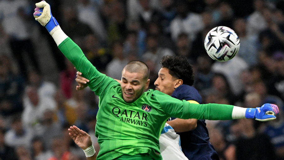 Marseille score against Paris St-Germain in Ligue 1
