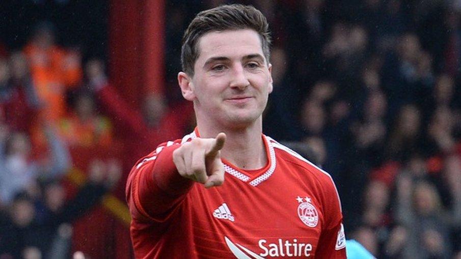 Aberdeen's Kenny McLean celebrates