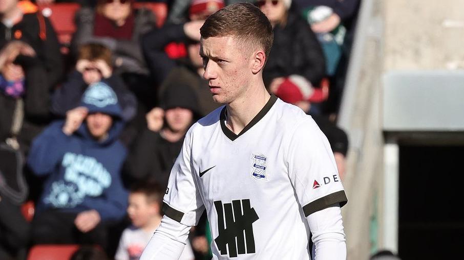 Jay Stansfield playing for Birmingham City