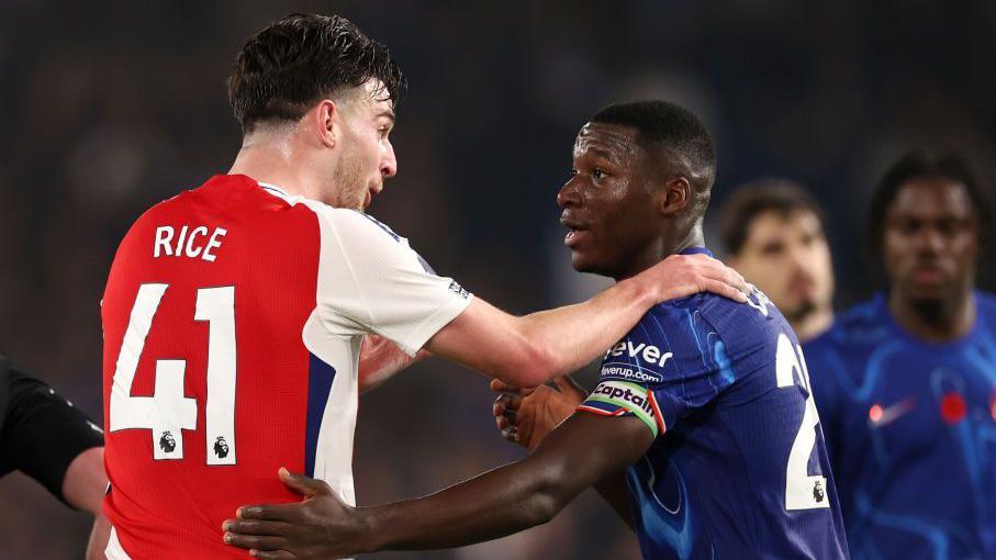 Declan Rice and Moises Caicedo