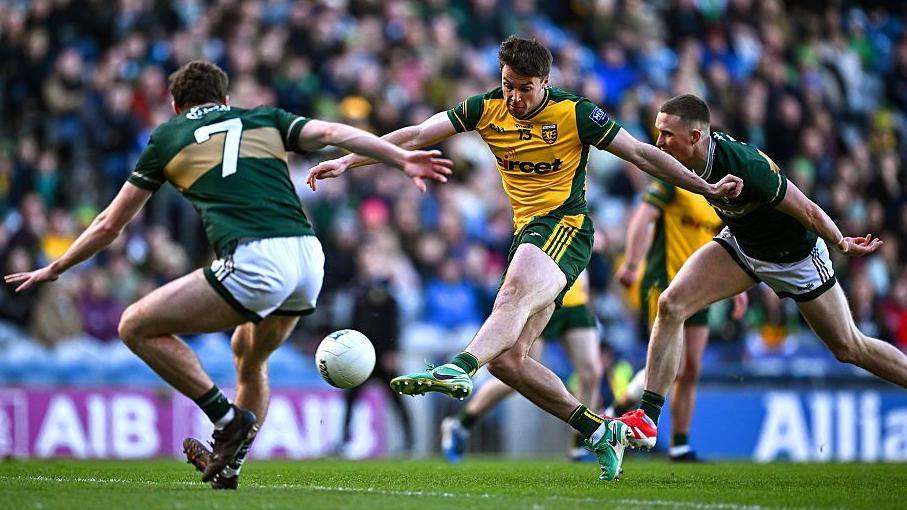 Conor O'Donnell scores Donegal's first goal