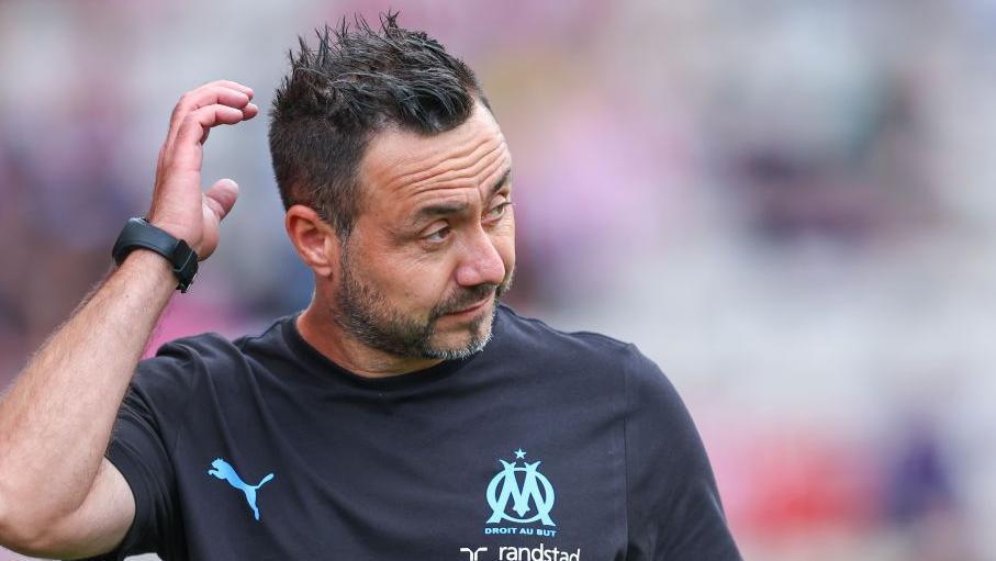 Marseille manager Roberto de Zerbi