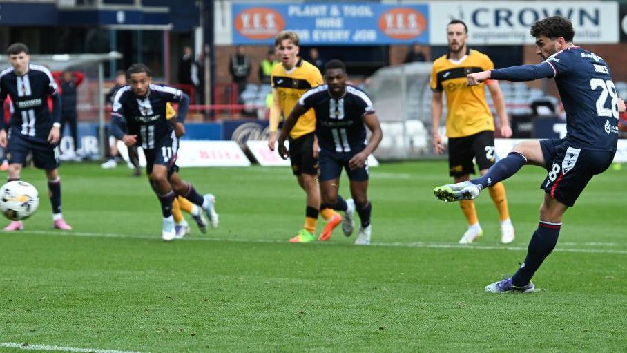 Dundee's Callum Jones scores