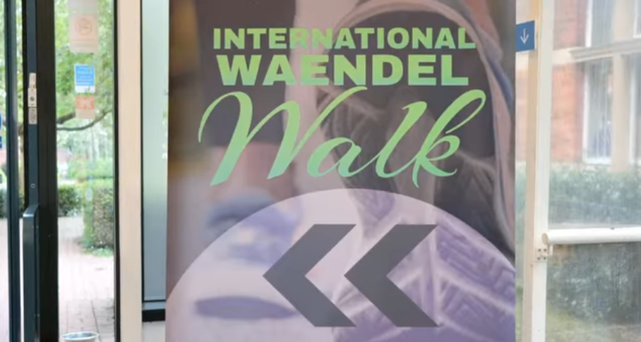 A sign advertising the Waendel Walk