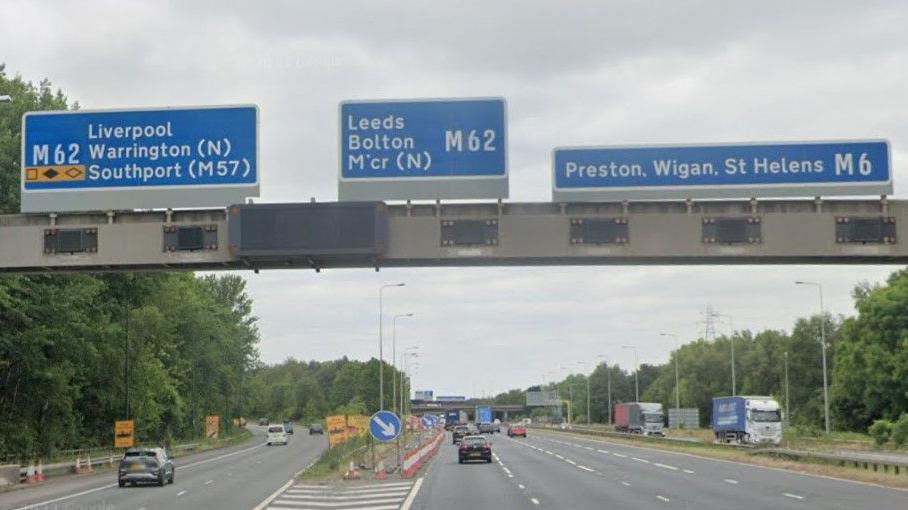 M6 Croft interchange