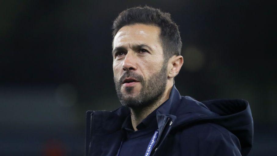 Viana pictured ahead of the Champions League match between his old club Sporting CP and Manchester City and Sporting CP in 2022.