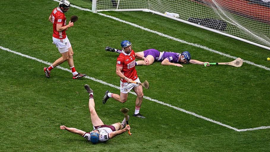 Conor Cooney celebrates his late goal