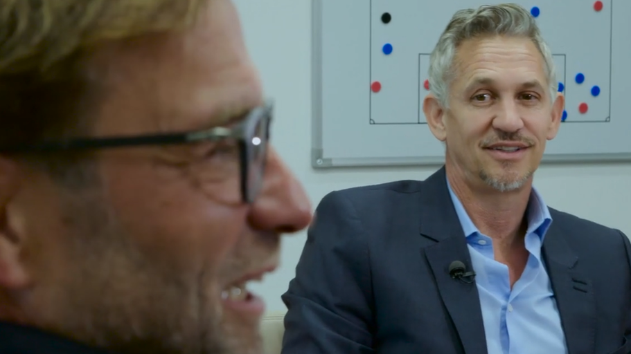 Jurgen Klopp and Gary Lineker