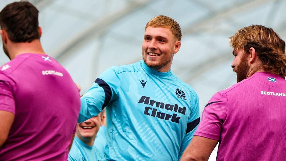 Scotland's Liam McConnell during training