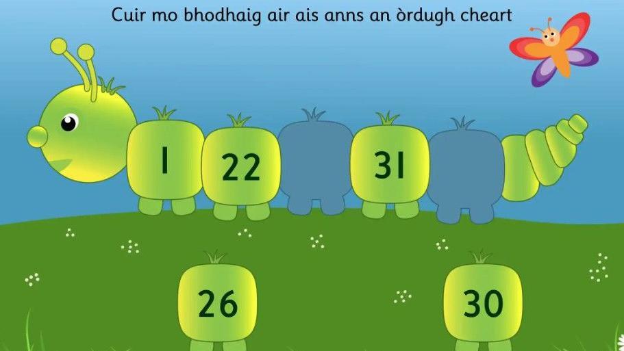 Ìomhaigh den gheama àireamhachd ùr didsiteach a chruthaich Stòrlann