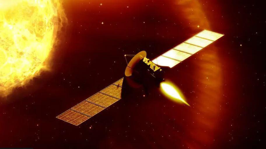 A satellite close to the Sun.