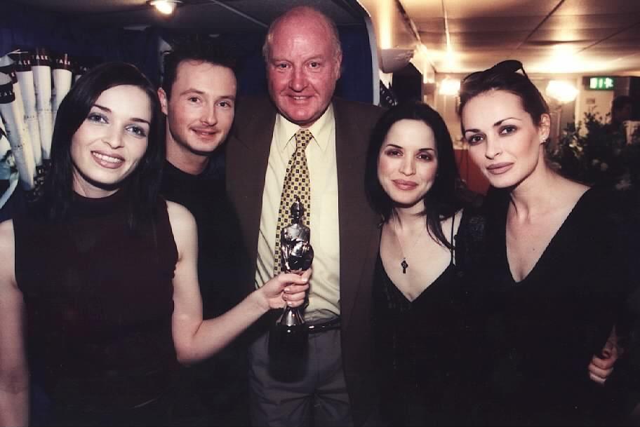 John Bennett pictured alongside The Corrs