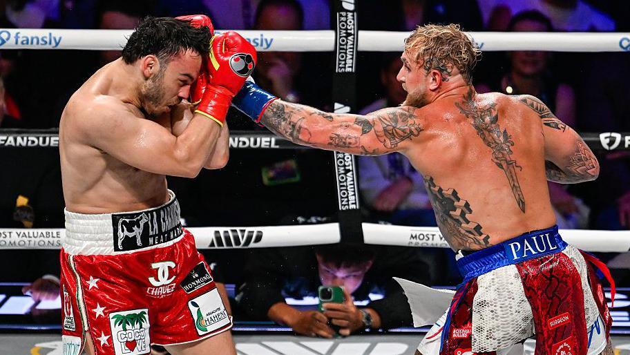 Jake Paul throws a jab at Julio Cesar Chavez Jr