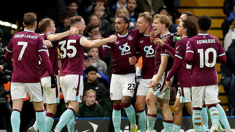Burnley celebrate