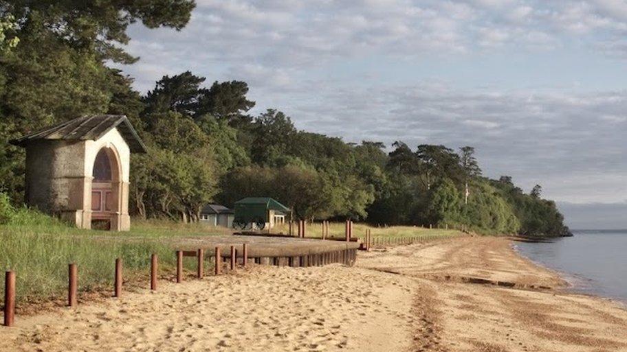 Queen Victoria beach