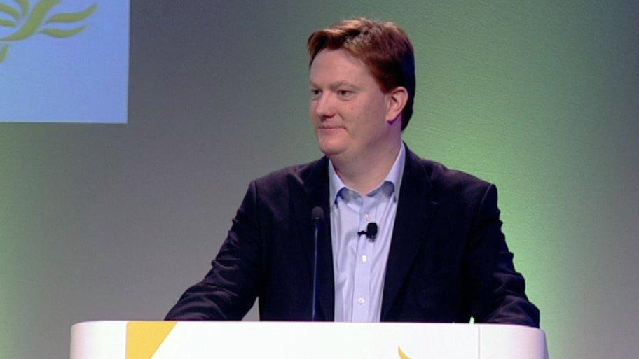 Danny Alexander delivered a speech to the Scottish Liberal Democrat Party's spring conference