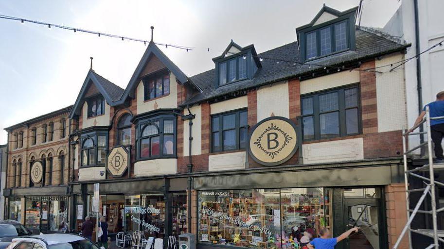 The outside of the Magic Cottage charity shop before the fire