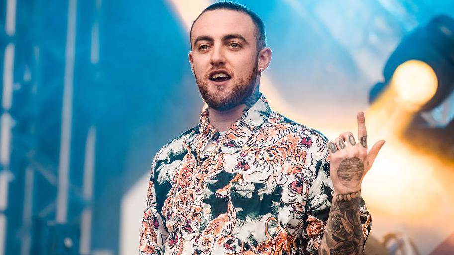 The DJ Mac Miller performs live on stage during the second day of Lollapalooza Brazil Festival at Interlagos Racetrack on March 24, 2018 in Sao Paulo, Brazil
