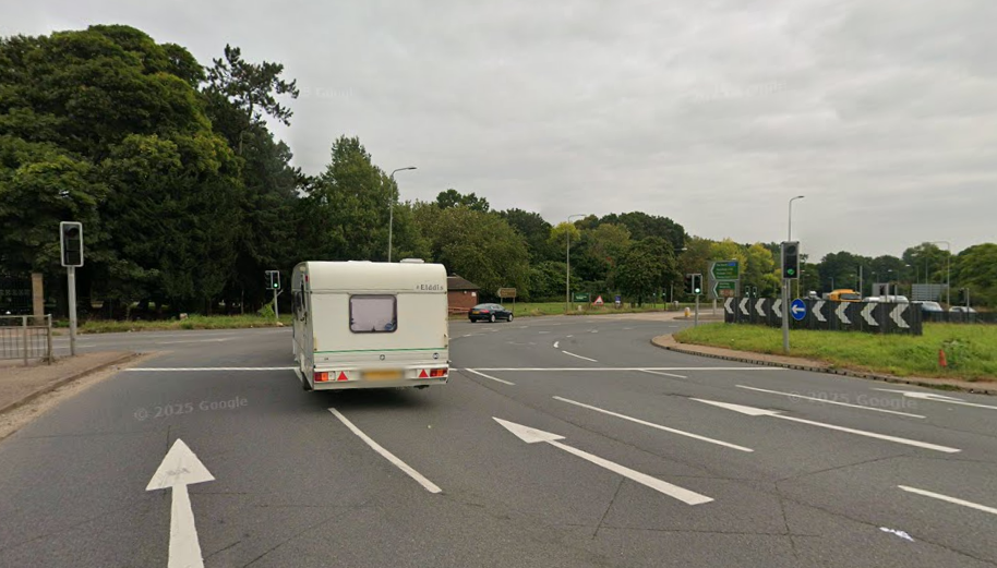 Image of Markeaton Island on Google maps