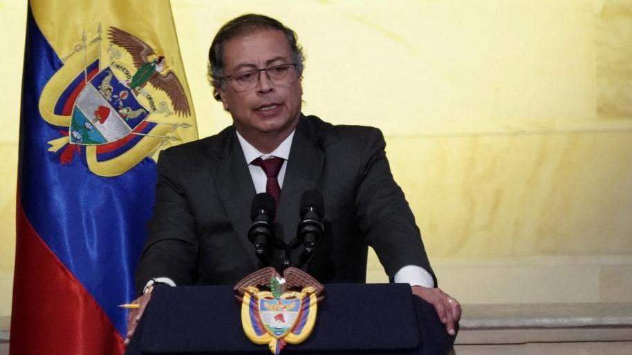 Colombian President Gustavo Petro speaks as Colombia's congress opens its new session, in Bogota, Colombia July 20, 2024.