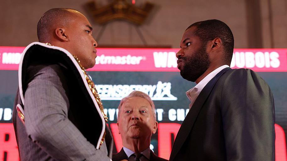 Fabio Wardley faces off with Daniel Dubois