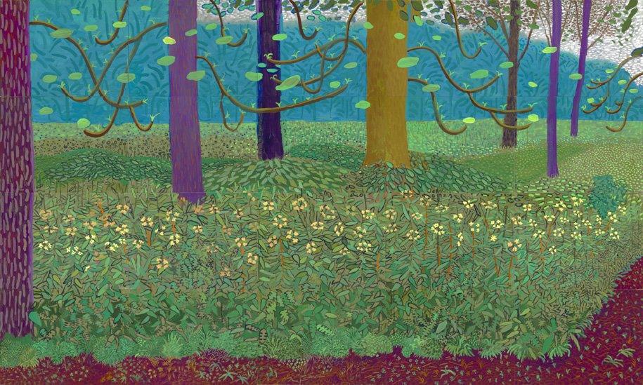 Under the Trees, Bigger 2010–11 by David Hockney