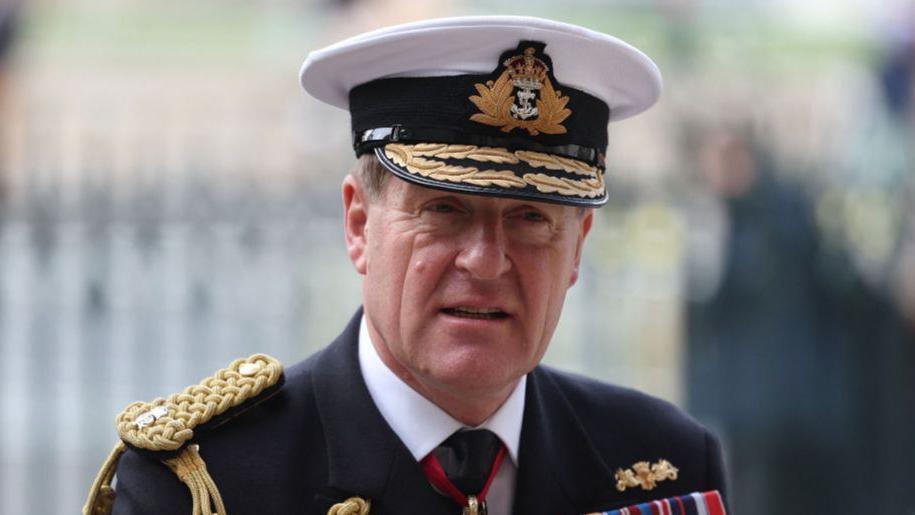 Adm Sir Ben Key in naval uniform