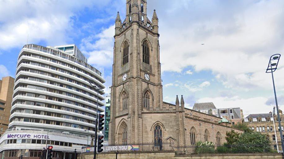 Liverpool Parish Church building in Liverpool city centre