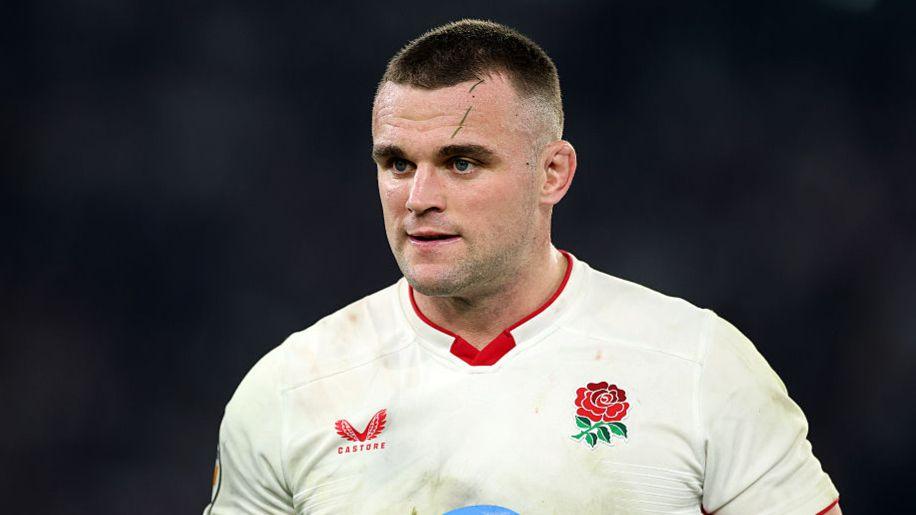 England forward Ben Earl during the defeat by Italy