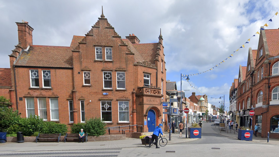 Lloyds/TSB branch building on Hamilton Road, Felixstowe