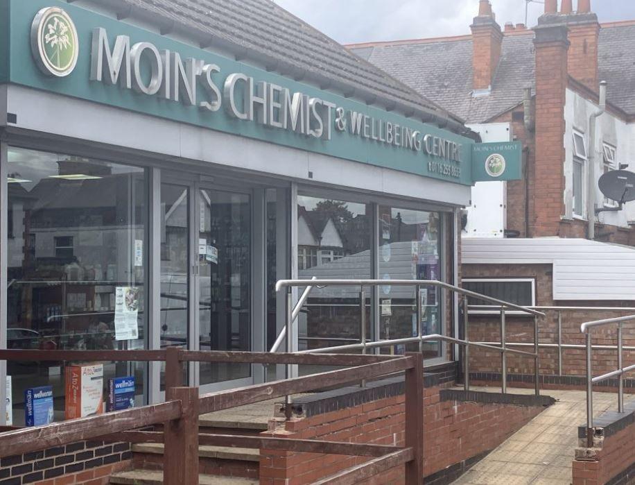 The exterior of a chemists