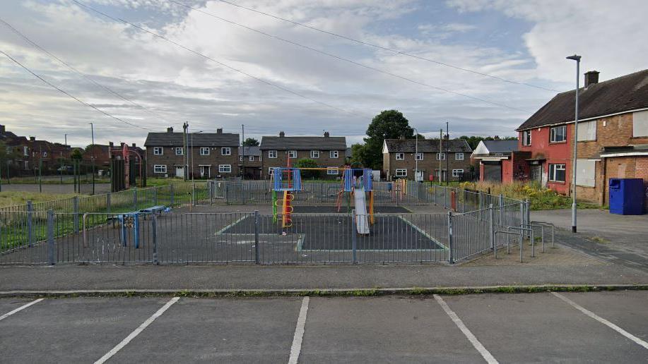 Play area on Strensall Green