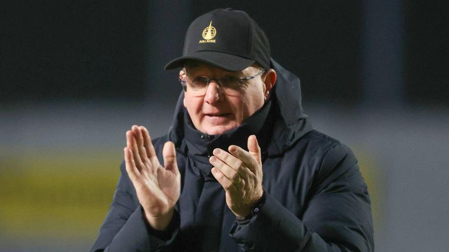 John McGlynn has taken Falkirk from League One to the top flight with successive promotions