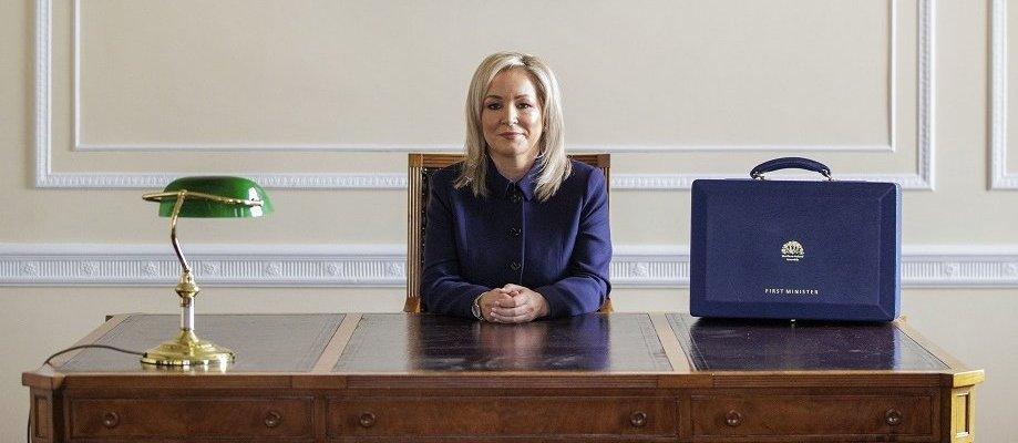 Michelle O'Neill at Stormont