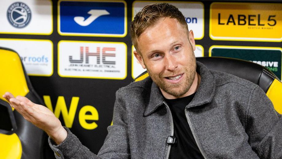 Livingston interim head coach Scott Arfield