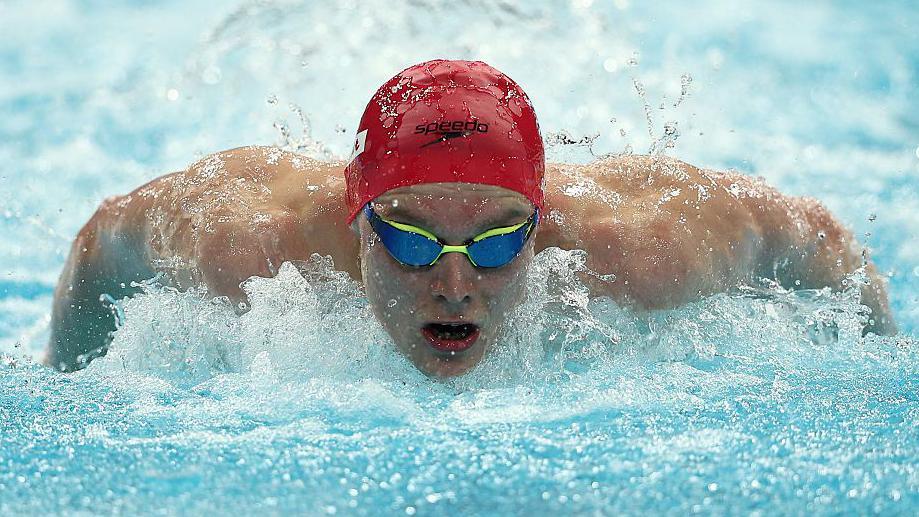 Duncan Scott swimming the butterfly