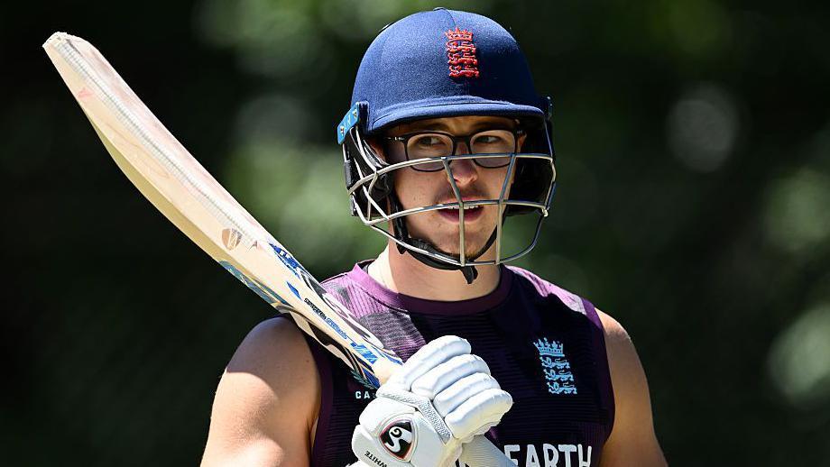 England Lions batter Asa Tribe in training