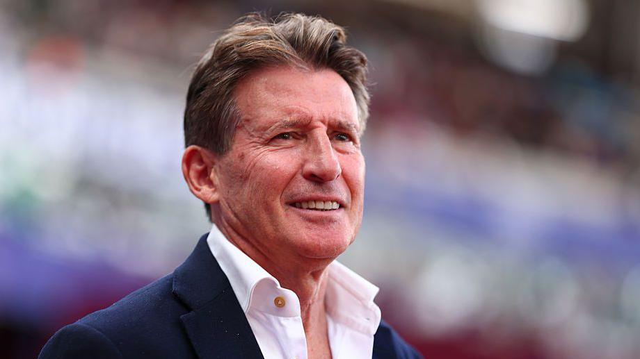 Close-up image of World Athletics president Lord Coe