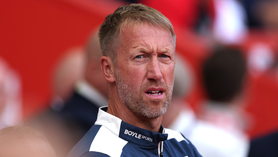 West Ham boss Graham Potter during the Premier League match against Nottingham Forest