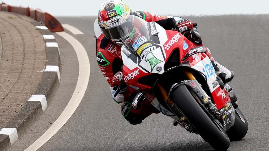 Glenn Irwin on his PBM Ducati