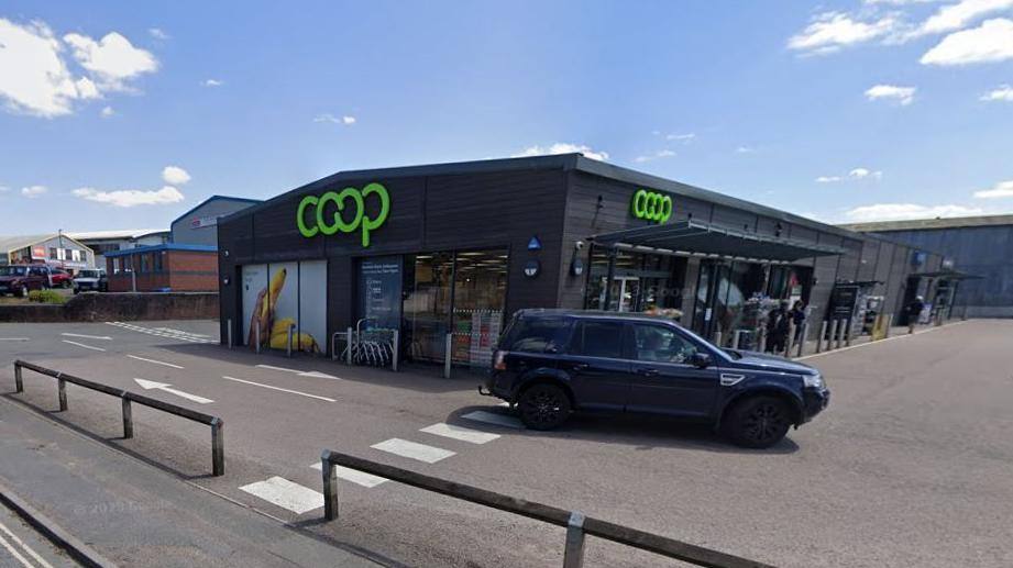 Google photo of the Co-op in Blenheim Road, Ashbourne 